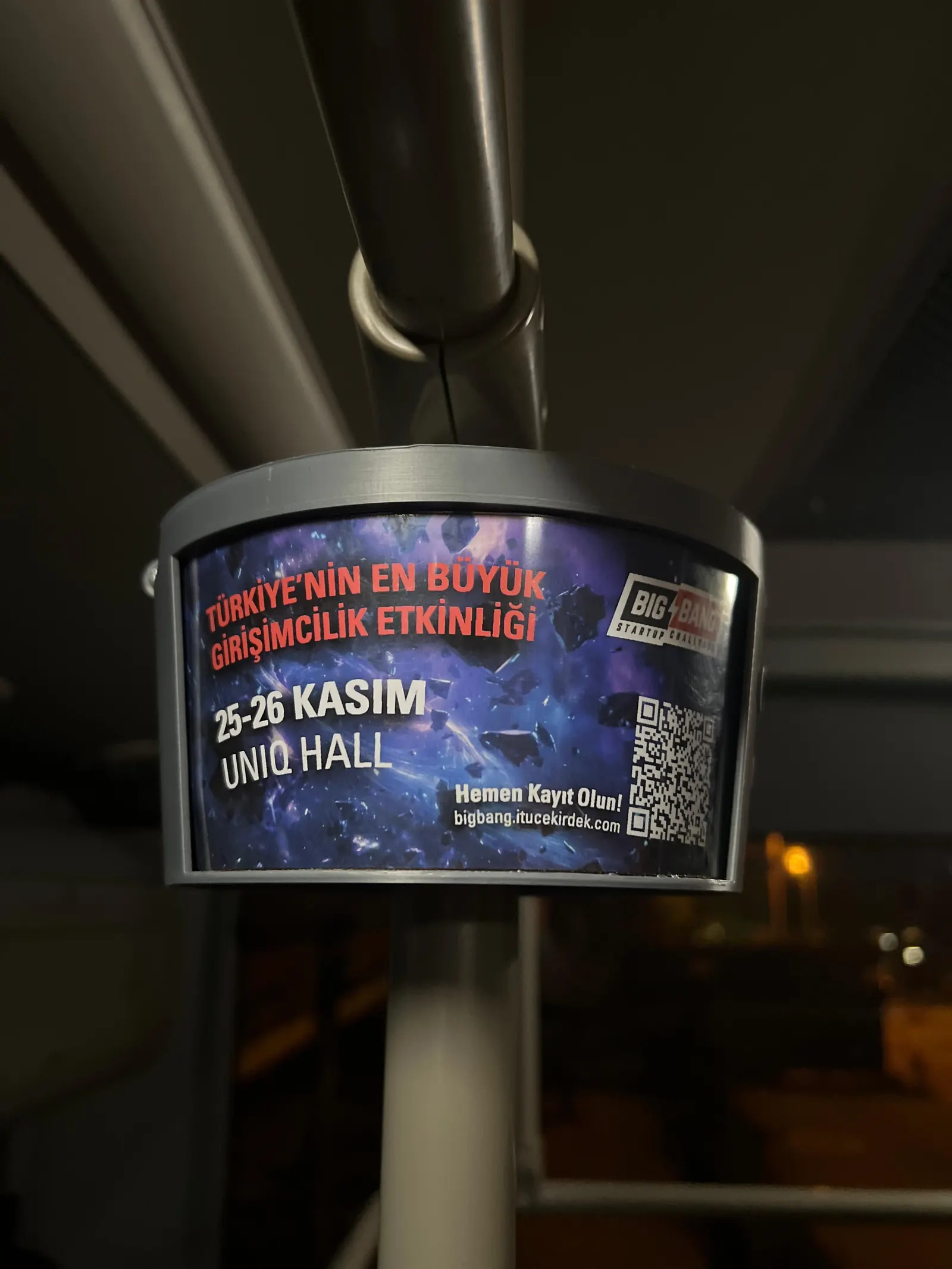 İTÜ ARI Teknokent campaign printed on a Munulus device
